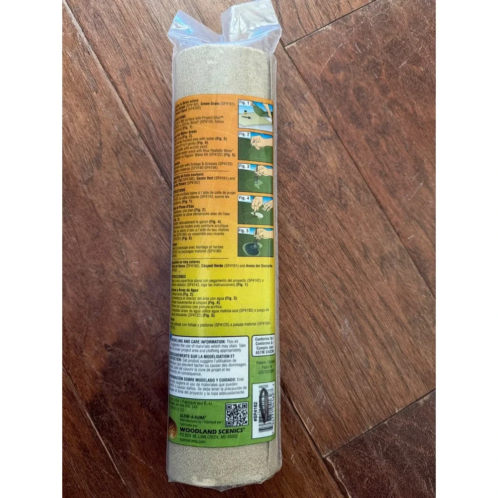 Woodland Scenics Scene-A-Rama Desert Sand ReadyGrass Vinyl Mat SP4162 10x16in